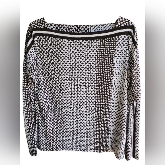 MICHAEL Michael Kors Monochrome Patterned Top - Picture 1 of 4